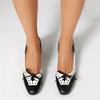 Women Pumps Round Toe Thick High Heels Mixed Colors Glove Shoes Concise Ladies Fashion Shoes Spring Autumn Black 43