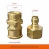 High-Pressure Washer M22*1.5 Connector, Male/Female Thread, Quick-Connect Water Gun Fitting for Car Wash