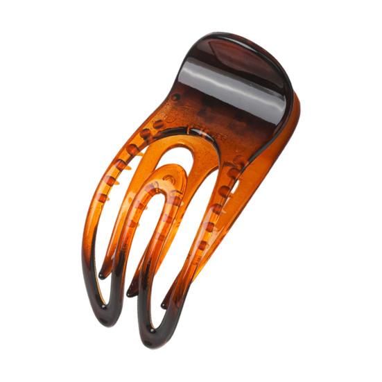 French Style Hair Claw Hollow U-shaped Strong Grip Women Hair Clip Curved Ponytail Holder Hair