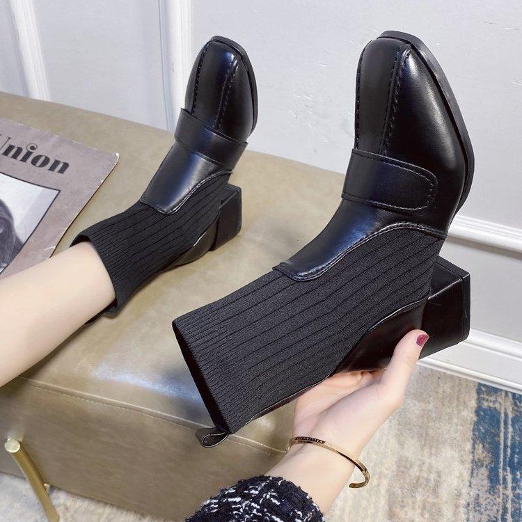 botines de plataforma de STAN SHARK-Botas de tacón bajo para mujer botines de plataforma de STAN SHARK-Botas de tacón bajo para mujer