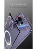 Samsung S26 Ultra Magnetic Buckle Phone Case, S25 Plus Metal Lens, S24 Drop Protection