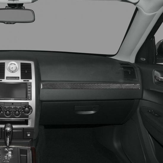 For 2008-2010 Chrysler 300 Carbon Fiber Interior Passenger Side Dash Cover Trim