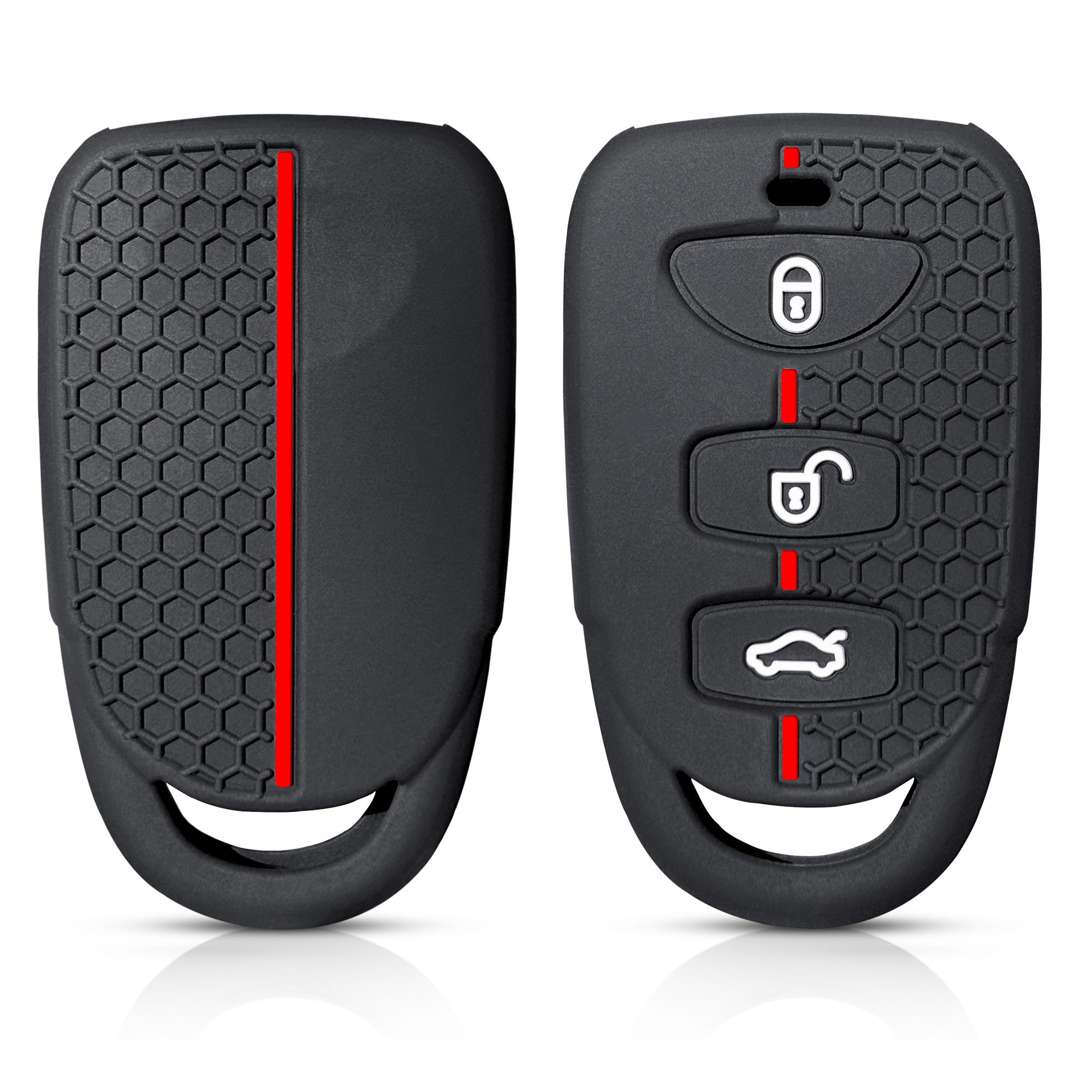 

For Hyundai I10 IX25 Tucson JM 2005 2008 Santa Fe 2010 Grand Stareks Smart Car Accessories 2buttons Silicone Key Cover Case