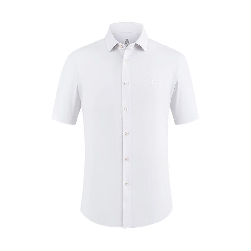Ouding Men's First Class Short-Sleeve Business Casual Shirt