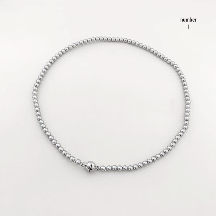 

Французская элегантность Ожерелье из хрустальных и жемчужных бусин, Цвет №. 650 - Китайский тренд на цепочку на ключицу