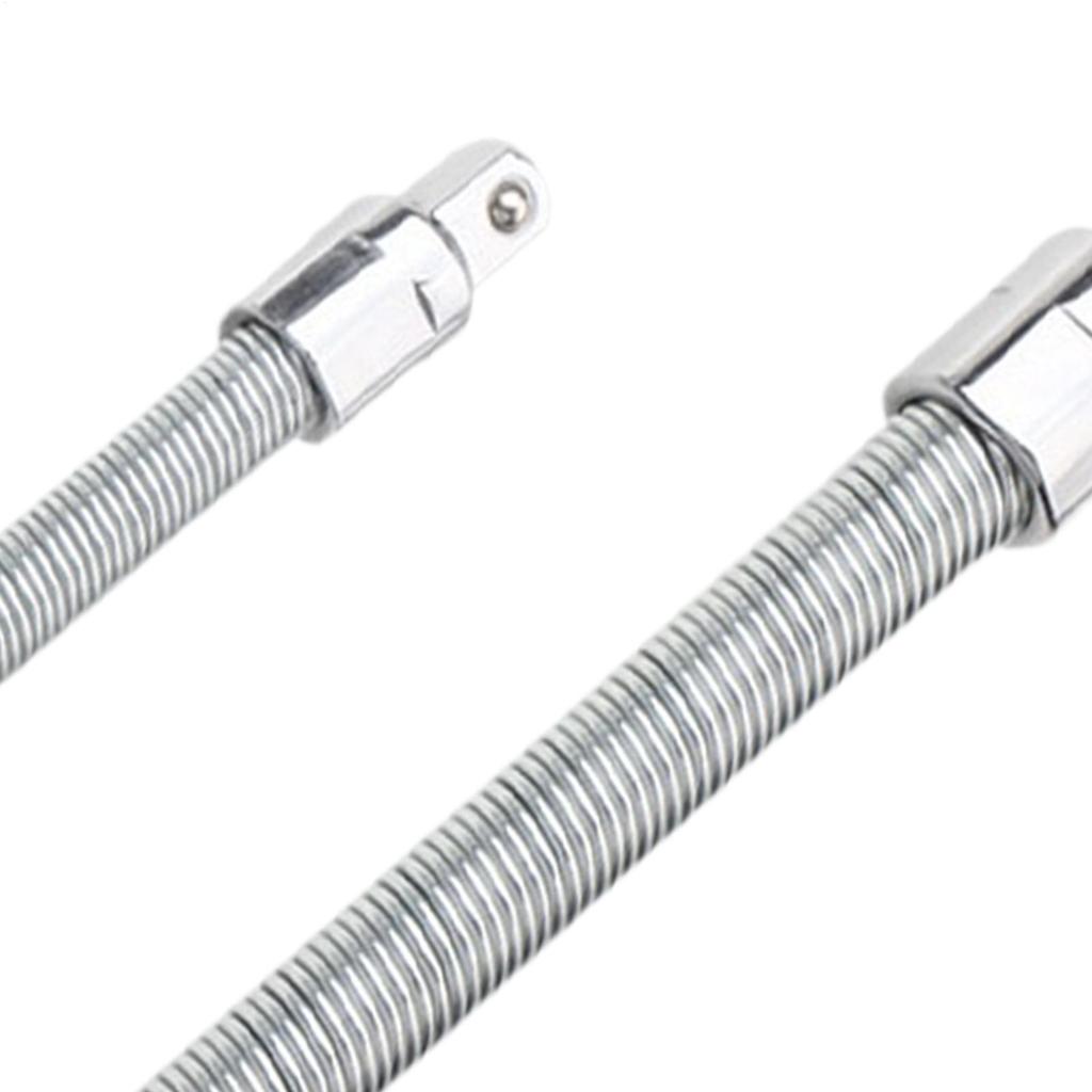 Flexible Ratchet Extension 3 Pieces Long Reach Bendable Bar Flexible Electric Wrench Connecting Rod For Home Garage Workshop