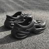 Fashion Summer Men Sandals Light EVA Men's Casual Shoes Hole Shoes Clogs Lovers Home Garden Outdoor Male Beach Flat Slippers Big Size