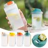 350ml Single Layer Plastic Cup Protein Powder Shaker Cup Sports Water Cup With Shaker Balls Leak Proof Drink Shaker Bottle