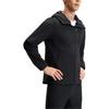 FILA Fitness Casual Fashion Simple Hooded Jacket Men Jackets Deep-Black A11M521706F-BK