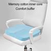 Sittende kontorpute Sklisikker Myk Tykket Memory Foam Sovesal Student Lange sittetimer Isjias Halebein Smerter Rygglindrende Stoler Sete