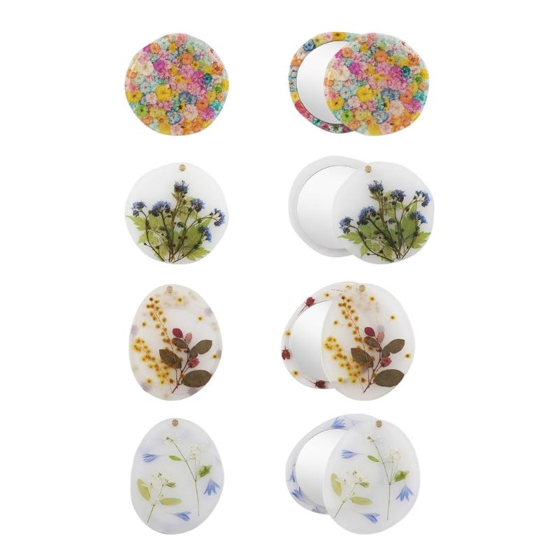 Convenient Silicone Mold Glass Silicone Molds Makeup Glass Molds Glass Cover Resin Molds for Rotating Makeup Glass