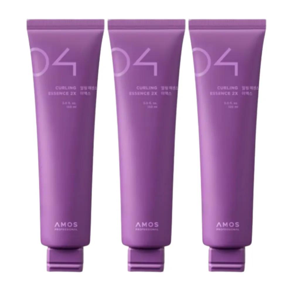 AMOS Curling Essence 2X 150ml 3 Pieces