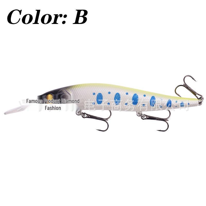 Floating Minnow Lure, 13.5cm/16g Hard Plastic Bait for Freshwater and Sea Fishing