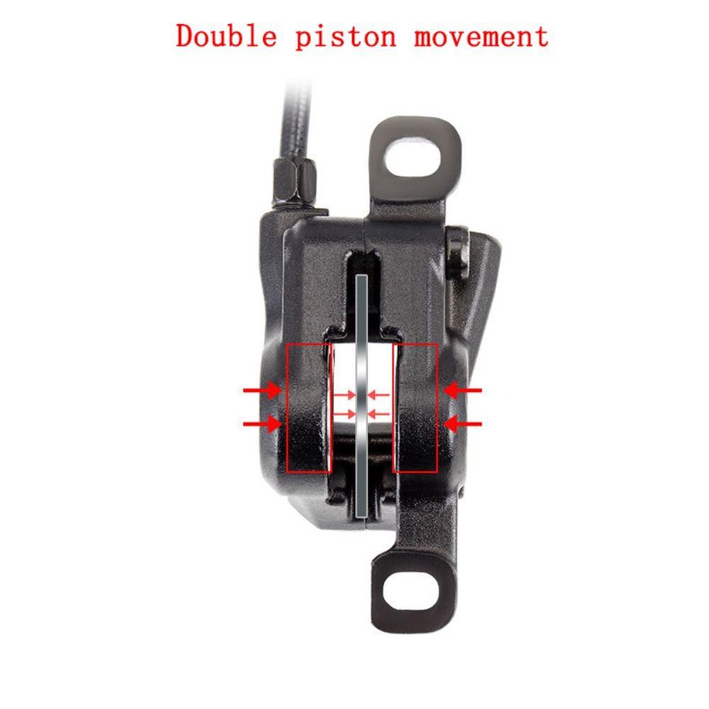 Universal MTB Oil Disc Brake Left Right BL BR MTB E-bike Disc Brake Set Kit Active Lock Ring Hydraulic Pulling Brake System