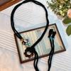 Color Optional Women Waist Belt Vintage Bohemian Adjustable Braided Waist Belt Knot Women Dress Shirt Waist Seal Belt