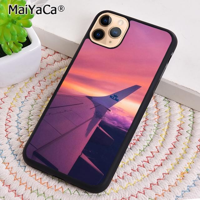 Pink Travel Aircraft Airplane Phone Case For iPhone 17 Air 16 pro max 15 14 plus 12 13 Shell Cover coque