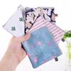 Sanitary Napkin Bag Cute Cotton Fabric Coin Money Storage Bags Women Small Cosmetic Lipstick Make Up Credit Card Organizer Case