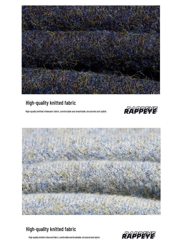 Unisex americký retro šedý kardigan s kapucí - Volný, ležérní pletený svetr na podzim/zimu