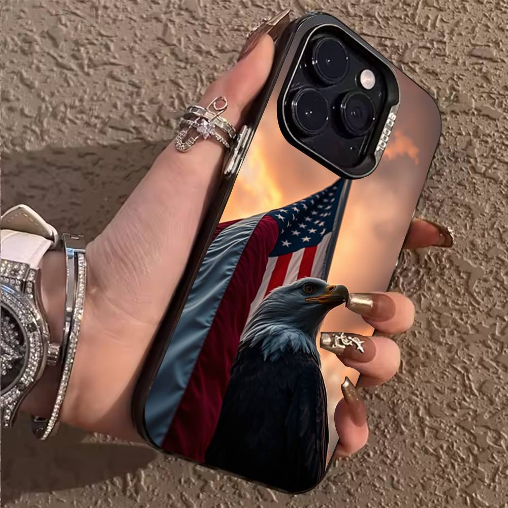 

Eagle Cool Animal Phone Case For iPhone 17,16,15,14,13,12,11,Pro,Max,Plus Shockproof Cover iPhone15promax