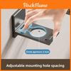 Wall Mount Bathroom Organizer With Space Aluminum Material For Shower Gel And Hand Soap Storage