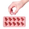 Food Grade Ice Cube Mold Silicone Ice Tray Kitchen Tool Heart Shaped Ice Mold  Summer