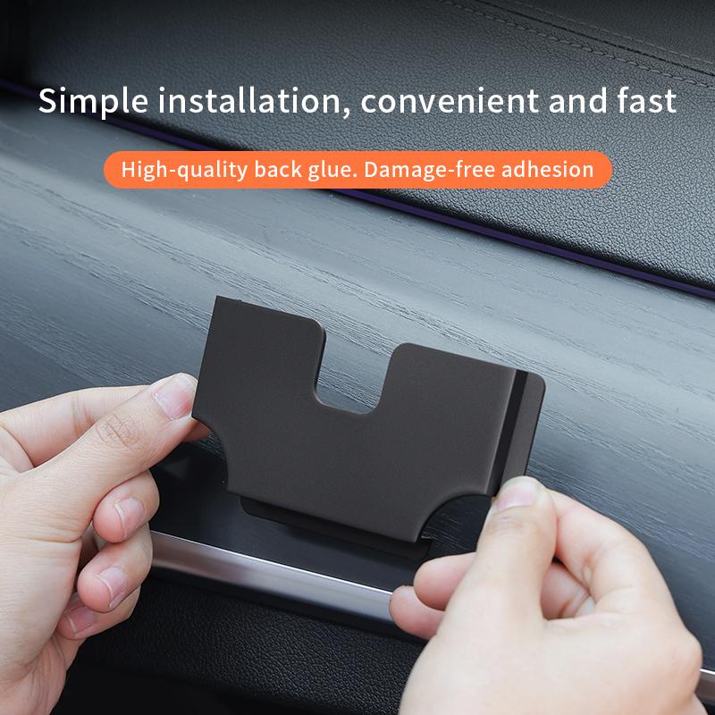 Car card storage clip, car central control card slot, business card holder, card cover, car household dual-use business card hol