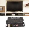 RF Modulator, AV To RF Converter with Channel Display for Set Top Box DVD, Support PAL NTSC 21 Channel UHF Frequency Range 471.25MHz To 885.25MHz