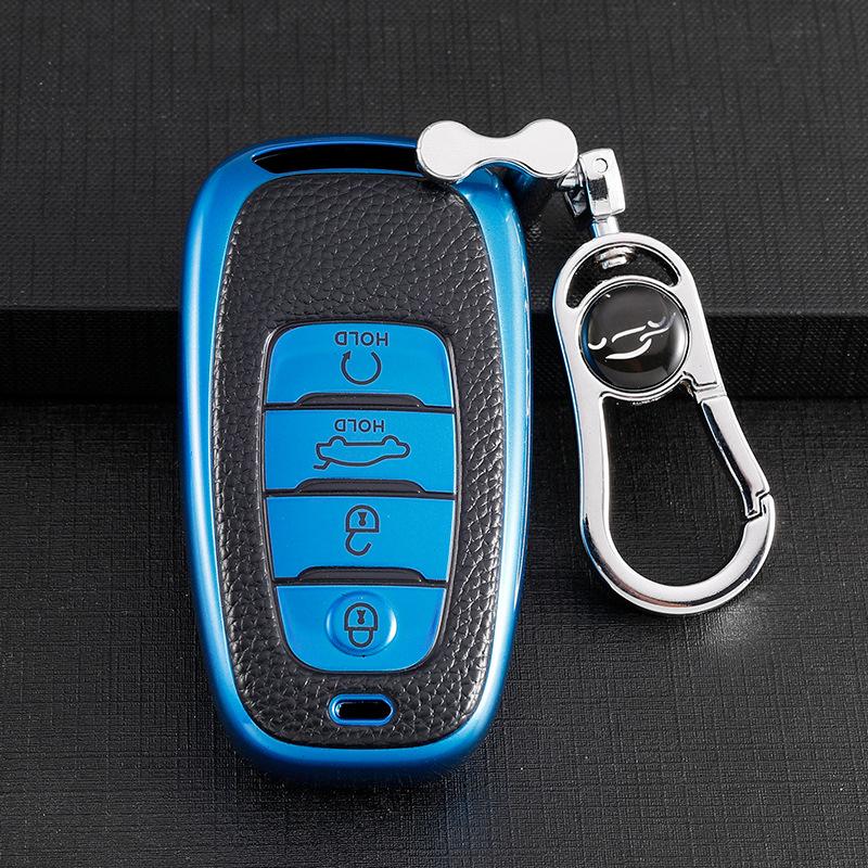 Car Key Case: Compatible with Hongqi H5, H9, E-HS9, H7, E-QM5 & HS5 Models