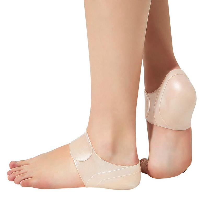 1 Pair Adjustable Silicone Heel Protector Foot Crack Foot Crack Anti Crack Socks Anti Foot Crack Heel Heel Sticker Portable