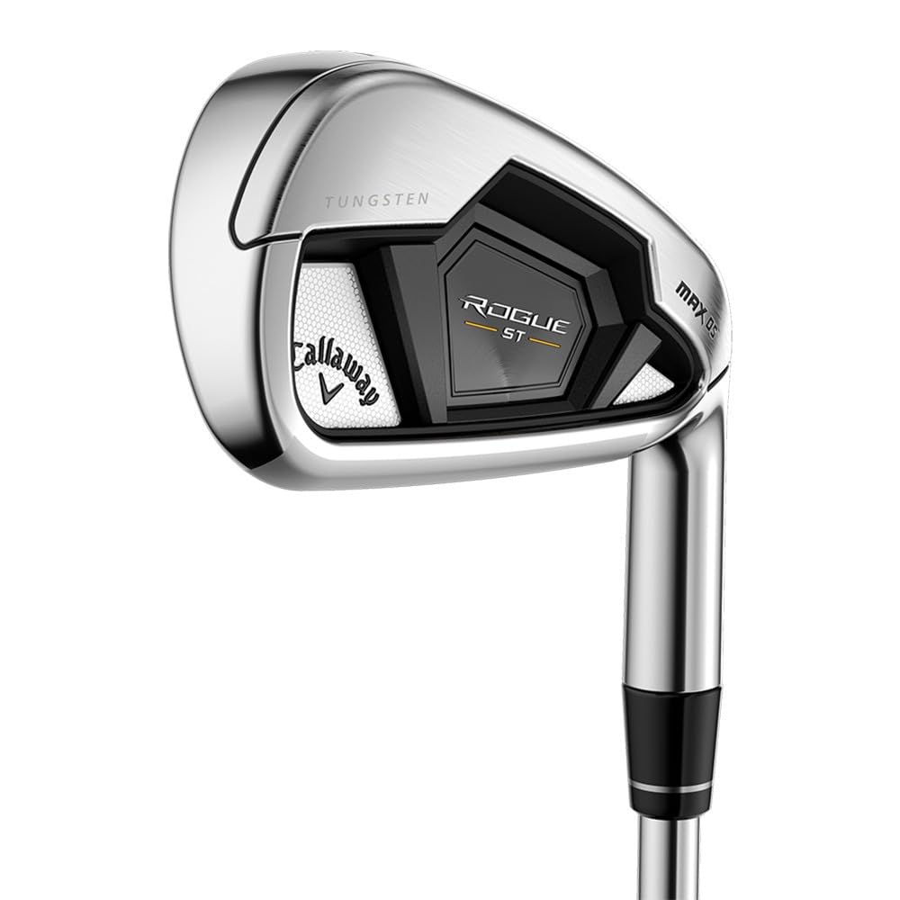 Callaway Železa ROGUE ST MAX OS pravý klín (GW, 51 stupňů, VENTUS 5 pro Callaway, R, 35,25 palce, D1, střední tón, karbon) Pánské Stříbro