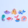 10Pcs New Mini Cute Cartoon Shell, Turtle, Octopus, Seahorse, Whale Flat Back Resin Cabochons DIY Jewelry Craft Decoration