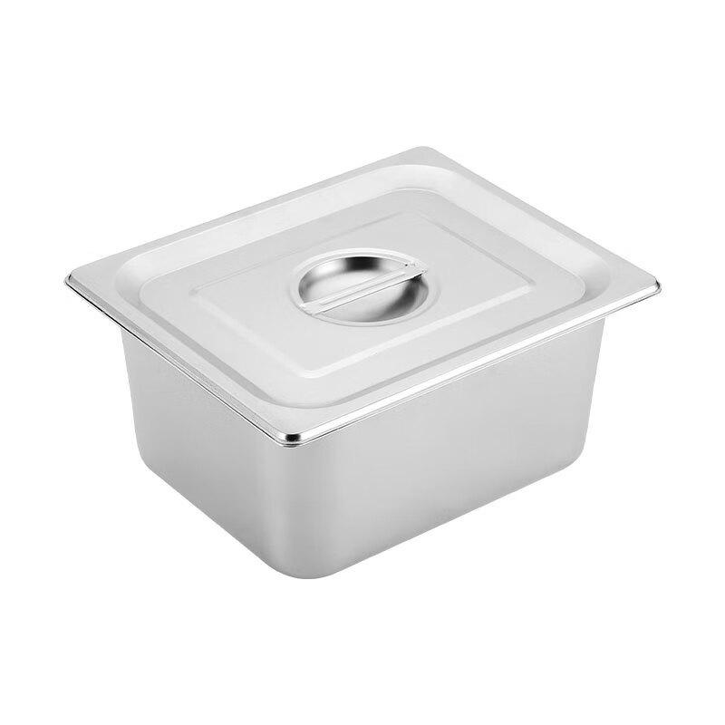 

Буфетная гастроемкость GN 1/2 из нержавеющей стали с крышкой 325*265*100mm+lid