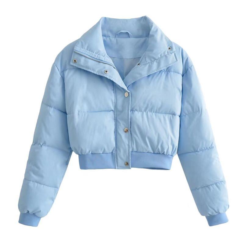 Kaslead New Arrival Women's Clothing Fashion Style Fashion Minimalist Wild Candy Color Short Down Coat Outwear