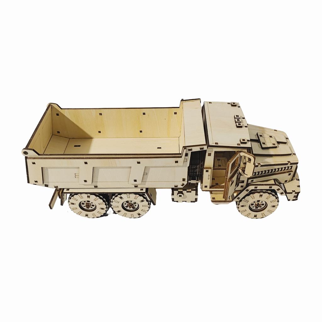 DIY Puzzle Dump Truck A challenging 3D dump truck puzzle for adults and teens DIY home decor Birthday, Christmas, and Halloween