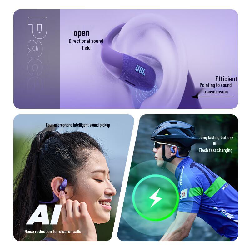 JBL Endurance Pace True Wireless Open-Ear Sport Headphones