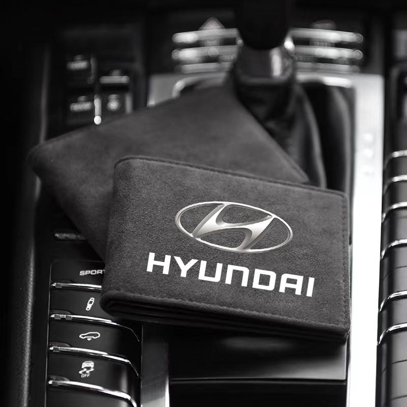1 Stück Leder Kreditkartenetui Auto Fahrdokumente Schutzhülle Für Hyundai Santa Fe Sonata Solaris Azera Creta I30 Ix25 Tucson IX35