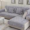 High End European Rose Flannel Sofa Winter Thickened Anti Slip Sofa Cover