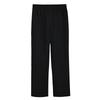 Li-Ning Solid Color Logo Elastic Fashion Sports Quick-Dry Straight Leg Casual Pants Men bottoms Black AYKVC29-1