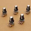 5Pcs WH148 Potentiometer 3Pin 1K 2K 5K 10K 20K 50K 100K 250k 500K 1M Ohm Linear Taper Drehpotentiometer Widerstände