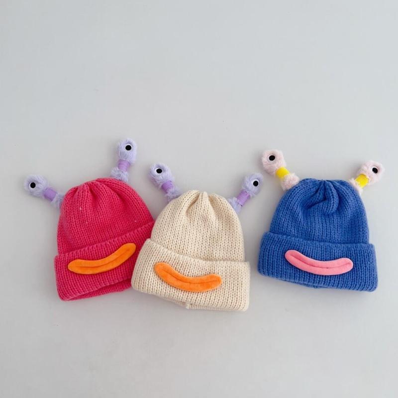 Thicken Windproof Beanies Cute Glowing Antenna Hat for Adult Kids Keep Ear Warm Hat Cold Weather Thicken Beanie Hat