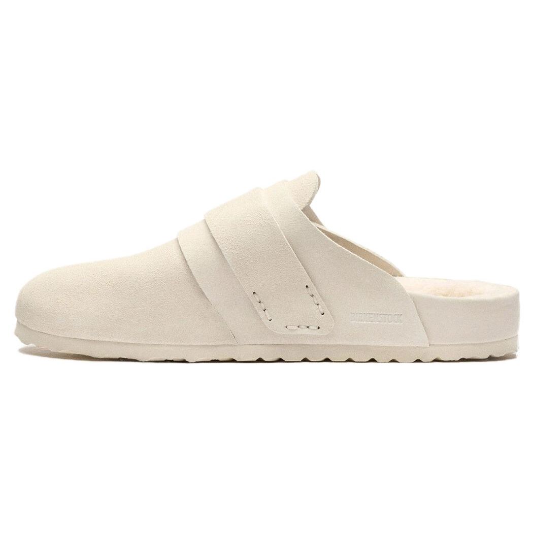 Tekla x Birkenstock Замшевые Удобные Универсальные Закрытые Тапочки Унисекс Тапочки Белые 1026292 40