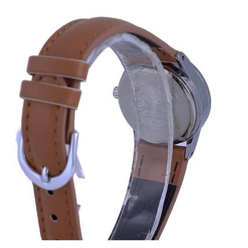 Casio STANDARD Series Simple Retro Small Round Watch Business Casual Fashion Versatile Quartz Movement Leather Strap Japanese and Korean LTP-V002L-7B3