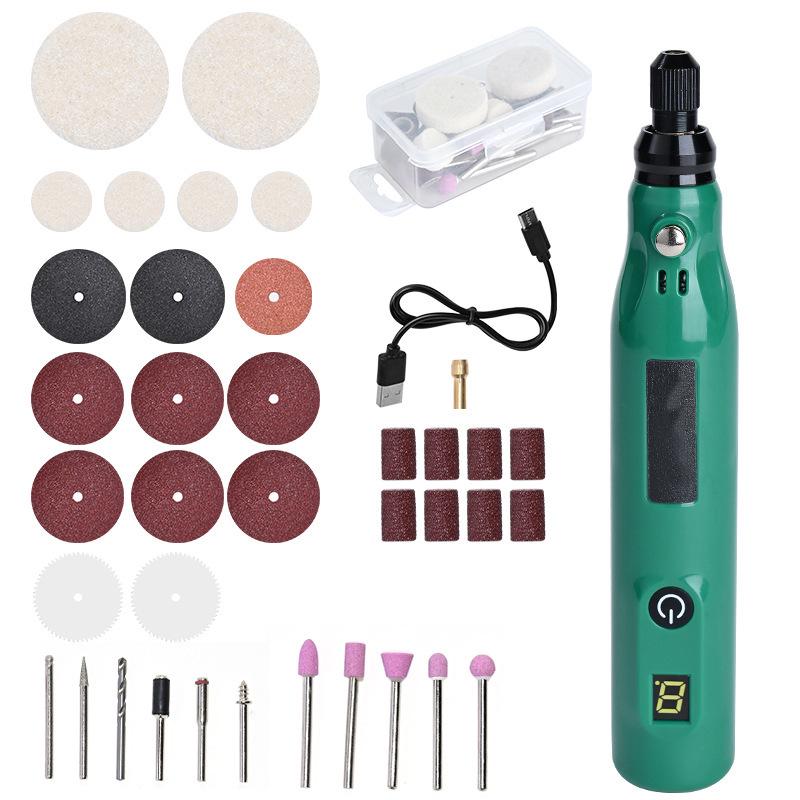 Multifunctional Handheld Electric Grinder and Drill for Jade and Wood Carving