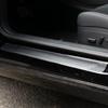 4Pcs 3D Carbon Fiber Car Stickers Threshold Anti-kick Protector Strip Auto Door Sill Scuff Plate Anti Scratch Cover Tool+Scraper