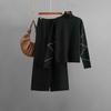 Fashion Suit Women's Autumn and Winter New Turtleneck Loose Sweater + Casual Wide-leg Pants Two-piece Set