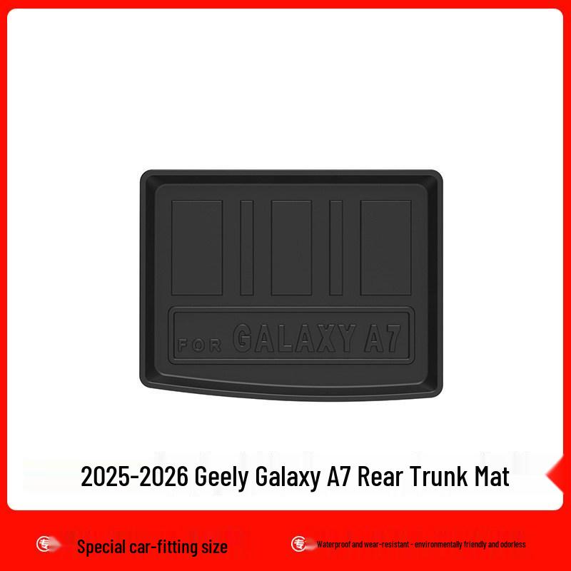 Geely Galaxy A7 EM-i 3D All-Weather TPE Floor & Trunk Mats: Waterproof, Wear-Resistant