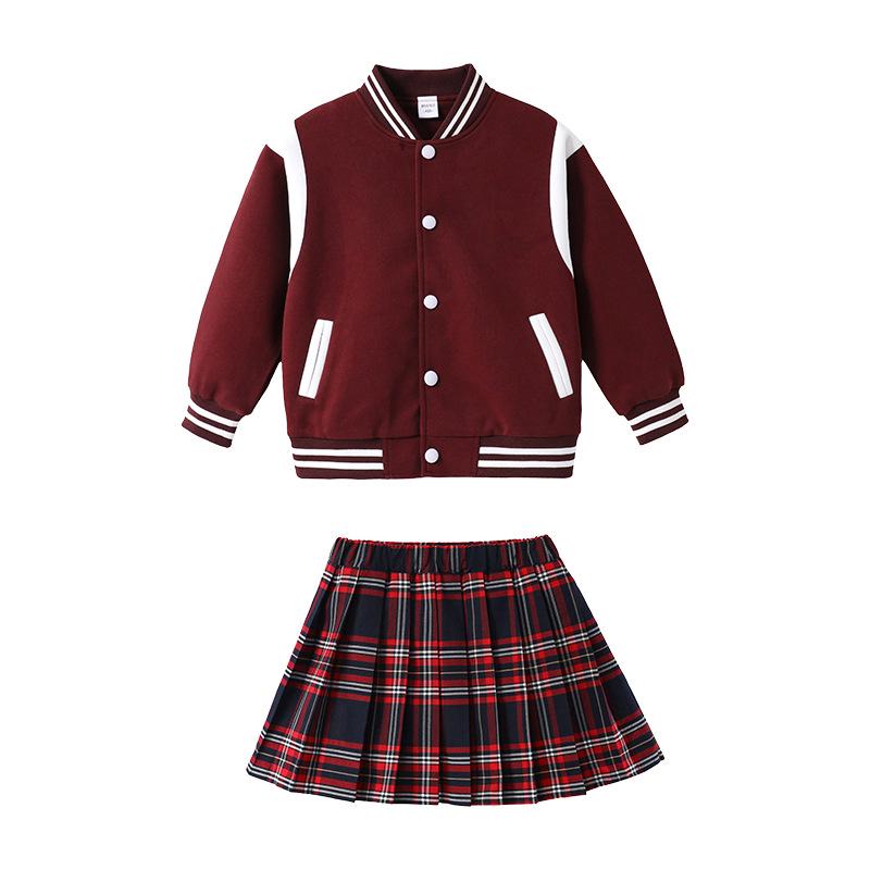 British Style Children's School Uniform Set - Spring & Autumn