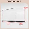 1:18 Clear Acrylic Display Case,Countertop Box Stackable Dustproof Protection Storage Showcase for