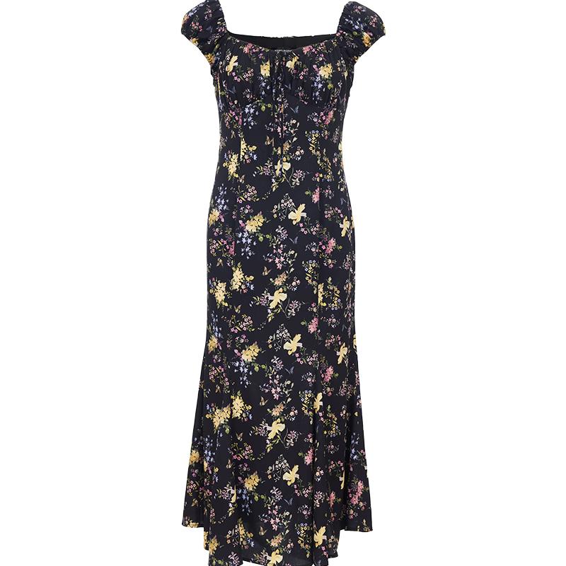 

VEROMODA Square Neck Chiffon Fishtail Camisole Dress L
