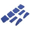 8PCS Caulk Tools Kit Silicone Glass Cement Caulking Scraper for Sealant Grout Finishing Sealing